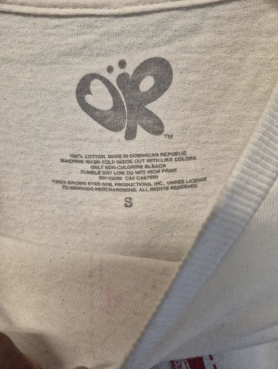 Olivia Rodrigo "Guts" Graphic Tee - White & Red - Picture 3 of 7